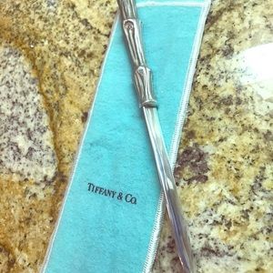 COPY - Tiffany Silver Bamboo Handle Letter Opener